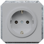 Siemens, DELTA IP20 Silver Screw Socket Socket, Rated At 16A, 250 V