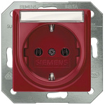 Siemens IP20 Red Socket Socket, Rated At 16A, 250 V