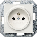 Siemens IP20 White Socket Socket, Rated At 16A, 250 V