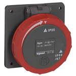Legrand, Hypra IP67 Red 3P + N + E Socket Socket, Rated At 16A, 415 V No