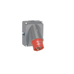Legrand, Hypra IP44 Red 3P+E Angled Industrial Power Plug, Rated At 16A, 415 V No