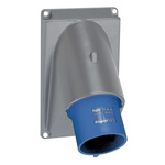Legrand, Hypra IP44 Blue 2P+E Angled Industrial Power Plug, Rated At 63A, 250 V No