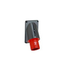 Legrand, Hypra IP44 Red 3P + N + E Angled Industrial Power Plug, Rated At 63A, 415 V No