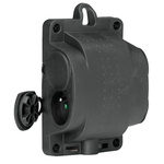 Legrand IP44 Black 2P+E Socket Socket, Rated At 16A No