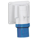 Legrand, P 17 Tempra Pro IP44 Blue 2P+E Angled Industrial Power Plug, Rated At 16A, 250 V No