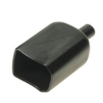 RS PRO Female Black Boot for use with Mains Connector