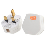 RS PRO UK Mains Plug, 3A, Cable Mount, 250 V ac