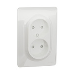 Schneider Electric, New Unica IP4X White Flush Mount 2P Socket Socket, Rated At 16A, 250 V