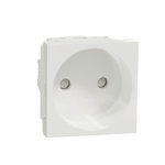 Schneider Electric, New Unica IP4X White Flush Mount 2P Socket Socket, Rated At 16A, 250 V