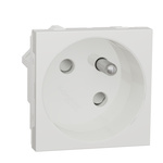 Schneider Electric, New Unica IP3X White Flush Mount 2P+E Socket Socket, Rated At 16A, 250 V
