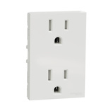 Schneider Electric, New Unica IP20 White Flush Mount 2P+E Socket Socket, Rated At 15A, 250 V