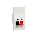 Schneider Electric, New Unica IP2XC White Clip Mount Vertical Socket Socket