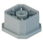 Hirschmann, G Series IP65 Grey PCB Mount 3+PE Power Connector Plug, Rated At 10A, 50 V ac/dc