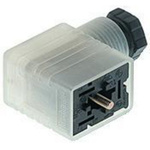 Hirschmann, GML IP65 Black Screw 2+1PE Angled Industrial Power Socket, Rated At 10A, 24 V ac/dc