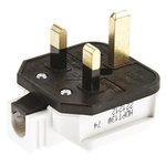 Masterplug UK Mains Plug, 13A, Cable Mount, 250 V ac