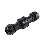 3 Pole IP68 Rating Cable Mount Female, Male Mains Inline Connector Rated At 16A