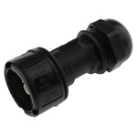 3 Pole IP68 Rating Cable Mount Male Mains Inline Connector Rated At 16A