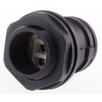 3 Pole IP68 Rating Panel Mount Female IEC Connector Rated At 16A
