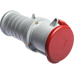 ABB, Tough & Safe IP44 Red Cable Mount 3P + N + E Industrial Power Socket, Rated At 64A, 415 V