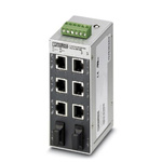 Phoenix Contact Ethernet Switch, 6 RJ45 port, 24V dc, 1000Mbit/s Transmission Speed, DIN Rail Mount FL SWITCH SFN