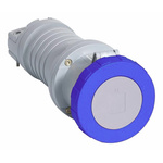 Amphenol Industrial, Tough & Safe IP67 Blue Cable Mount 2P + E Industrial Power Socket, Rated At 64A, 230 V