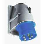 ABB, Easy & Safe IP44 Blue Panel Mount 2P + E Right Angle Industrial Power Plug, Rated At 32A, 230 V