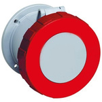 Amphenol Industrial, Tough & Safe IP67 Red Panel Mount 3P + N + E Industrial Power Socket, Rated At 125A, 415 V