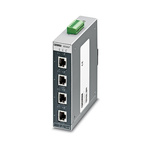 Phoenix Contact Ethernet Switch, 5 RJ45 port, 24V dc, 1000Mbit/s Transmission Speed, DIN Rail Mount FL SWITCH SFNT 5GT