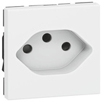 Legrand White 1 Gang Plug Socket, 10A, Indoor Use
