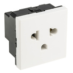 Legrand White 1 Gang Plug Socket, 15A, NEMA 5-15R, Indoor Use