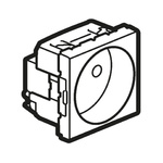 Legrand White 1 Gang Plug Socket, 2 Poles, 16A, French 2P, Indoor Use