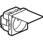 Legrand White 1 Gang Plug Socket, 16A, Type E - French, Indoor Use