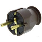 Kopp French / German Mains Plug, 16A, Cable Mount, 250 V ac