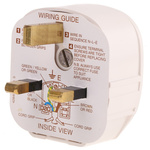 MK Electric UK Mains Plug, 13A, Cable Mount