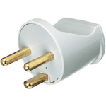 LK Denmark Mains Plug, 10A, Cable Mount, 250 V ac