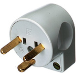 LK Denmark Mains Plug, 10A, Cable Mount, 250 V ac