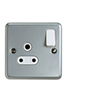 MK Electric 1 Gang Electrical Socket, 1 Pole, 5A