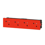 Legrand Red 4 Gang Plug Socket, 16A, Indoor Use