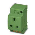 Phoenix Contact Mains Sockets, 13A, DIN Rail, 250 V