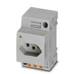 Phoenix Contact Mains Sockets, 10A, DIN Rail, 250 V