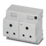Phoenix Contact Mains Sockets, 6A, DIN Rail, 250 V