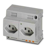 Phoenix Contact Swiss Mains Sockets, 16A, DIN Rail, 250 V