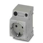 Phoenix Contact German Mains Sockets, 16A, DIN Rail, 250 V