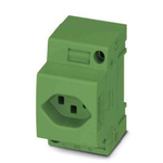 Phoenix Contact Swiss Mains Sockets, 16A, DIN Rail, 250 V