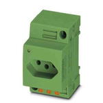 Phoenix Contact Mains Sockets, 10A, DIN Rail, 250 V