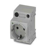Phoenix Contact German Mains Sockets, 16A, DIN Rail, 250 V