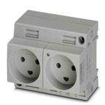 Phoenix Contact Denmark Mains Sockets, 16A, DIN Rail, 250 V