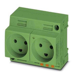 Phoenix Contact Denmark Mains Sockets, 16A, DIN Rail, 250 V