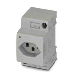 Phoenix Contact Swiss Mains Sockets, 16A, DIN Rail, 250 V