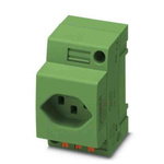 Phoenix Contact Swiss Mains Sockets, 16A, DIN Rail, 250 V